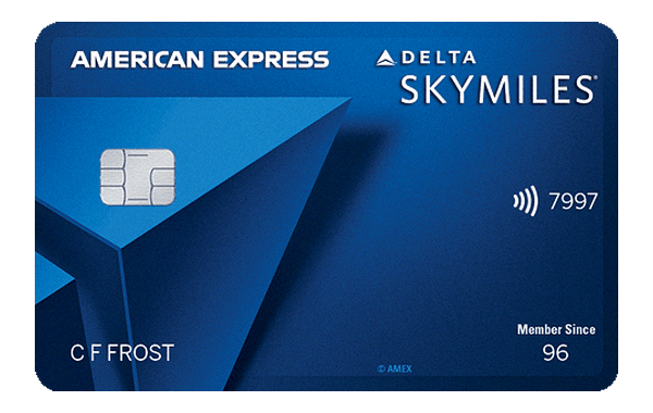 Delta SkyMiles Blue American Express card art