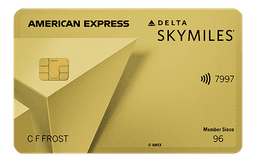 Delta SkyMiles Gold Amex card art