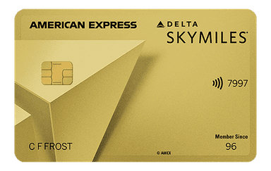 Delta SkyMiles Gold Amex card art